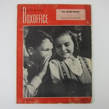 Boxoffice Magazine National Film Weekly George Petty Pinup Girl Vintage 1946 - £39.95 GBP