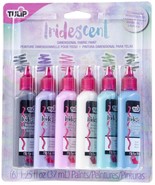 Tulip Dimensional Fabric Paint 6/Pkg-Iridescent - $434.86 MXN