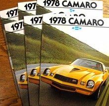 1978 Chevy Camaro Brochure Lot:  6 pcs, Xlnt Original Z28 - $28.71