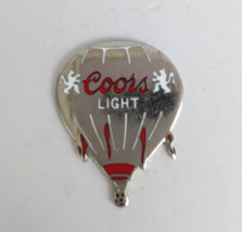 Vintage Coors Light Beer Hot Air Balloon Lapel Hat Pin - £6.50 GBP