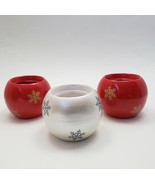 Snowflake Tealight Holder Sphere 2.5in Set of 3 - $5.00