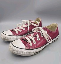 Unisex Converse All Star Low Top Maroon Mens Size 4 Womens Size 8 - £6.56 GBP