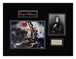 Eugène Delacroix Signature Cut Museum Framed Ready to Display - £386.23 GBP