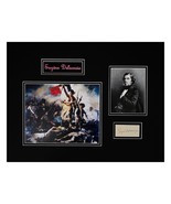 Eugène Delacroix Signature Cut Museum Framed Ready to Display - £391.48 GBP