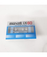 MAXELL LN 60   Blank Audio  Cassette Tape (Sealed) NEW - $342.46 MXN