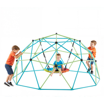 VEVOR Climbing Dome 10FT w/Saucer Swing 1000LBS Kids 3-10 Outdoor Playgr... - $188.99