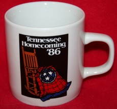 Vintage TENNESSEE HOMECOMING 86 HCA Hospital COFFEE MUG CUP 1986 TN Nash... - $11.87
