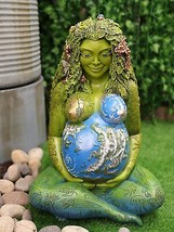 Ebros 24 Inches Tall Millennial Gaia Mother Earth Goddess Statue by Oberon Zell - £189.89 GBP