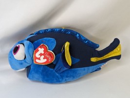 Ty Sparkly Finding Dory Fish Plush 9 Inch 2016 Stuffed Animal Toy - $8.05