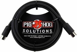 10-Feet Of Black Pig Hog Pmid Series Pmid10 Midi Cable. - $38.98