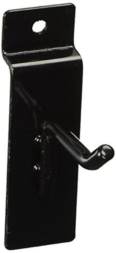 2" Slatwall Hooks for Slat Panel Display - 25 Pcs Box - 1/4" Dia Wire - Standard Item image 2