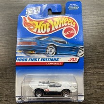 1998 Hot Wheels #669 First Editions 28/40 CHAPARRAL 2 White w/Chrome Lac... - £3.92 GBP
