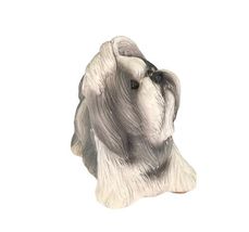 Vintage Classic Critters UDC Shih-Tzu Dog Figurine Signed Stamped On Bottom image 8