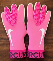 NEW Nike GK Mercurial Touch Victory Pink Soccer Gloves DC1981-606 Youth ... - £63.22 GBP