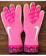 NEW Nike GK Mercurial Touch Victory Pink Soccer Gloves DC1981-606 Youth ... - £62.31 GBP