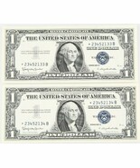 Lot Of 2 Consecutive 1957 Silver Certified Star Notes UNC Condition-
sho... - €113,74 EUR Lot Of 2 Consecutive 1957 Silver Certified Star Notes UNC Condition-
sho... - €113,74 EUR