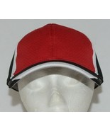 Augusta Sportswear Six Panel Red Black White Hook Loop Adjustable 6290 A... - £8.78 GBP