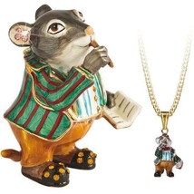 Ratty Rat Wind in Willows Trinket Box Pewter Enamel Hidden Treasures + Pendant - £37.76 GBP