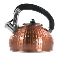 MEGA-MGKTL-1052 MegaChef 3 Liter Stovetop Whistling Kettle in Copper - £50.54 GBP