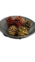 Waxed Wax Pine Cone Fire Starters Fireplace Set of 6 Large  (no basket) - £13.48 GBP
