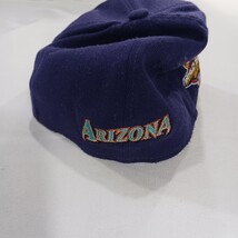 Arizona Diamondbacks World Series 2001 Back Fitted Purple Baseball Cap Size S/M image 11