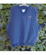 Crazy Shirts Mens Vest Size Large Blue Sleeveless Pullover Palm Springs ... - $12.15