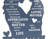 Mother&#39;s Day Gifts for Mom from Daughter, Meaningful Sentimental Gift fo... - £21.61 GBP