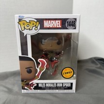 Funko Pop Miles Morales Iron Spider Chase Unmasked 1448 Spiderman Marvel - £25.28 GBP