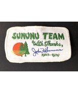 Vtg (John) Sununu Team Patch With Thanks Embroidered Signature 1983-1989 NH - £12.53 GBP