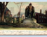 Deacon Samuel Chapin Statue Springfield Ma 1907 Photographe Udb Postale P15 - $4.04