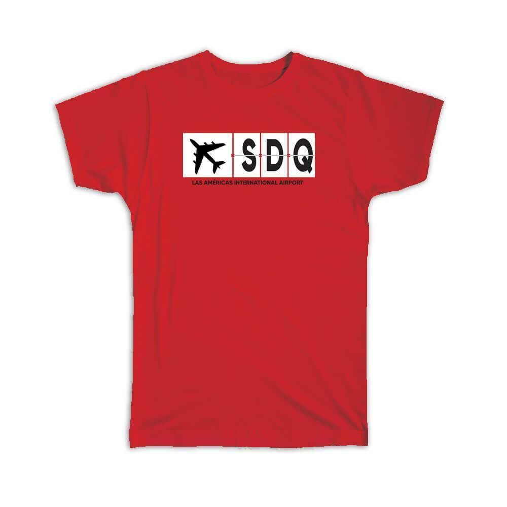 Dominican Republic Américas Airport Santo Domingo SDQ : Gift T-Shirt Airline Tra Item image 4