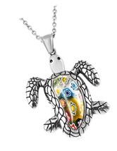 Turtle Necklace for Women Multicolor - $80.72