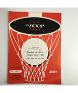 February 21 1958 NCAA Basketball UCLA vs Stanford The Hoop Official Program - £37.81 GBP