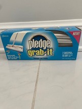 Pledge Grab It Sweeper Dust Mop and 10 Dry Disposable Cloths New In Box N.O.S. - £25.53 GBP