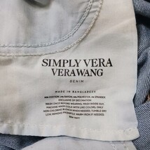 Simply Vera Verawang RN#73277 Women's Blue Zipper Accents Denim Skirt Size 10 image 4