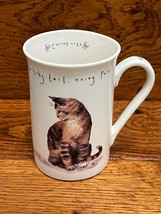 Kent Pottery Curious Cat Coffee Tea Cup Mug Cat Lover - Ships Free! - £13.77 GBP