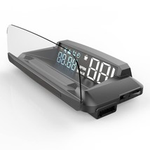 3d Hud Head Up Display Speedometer Digital Speed Mph Overspeed Alarm Fatigue Dri - £82.85 GBP