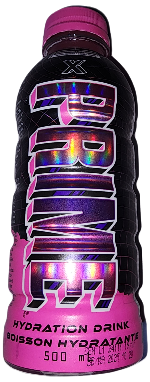 Prime Hydration X Pink Bottle W/ HOLO LABEL The Hunt for Hydration IN HA... - $7.91