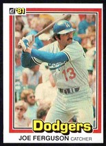 Los Angeles Dodgers Joe Ferguson 1981 Donruss Baseball Card #177 nr mt - £0.39 GBP