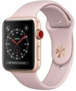 Apple Watch 3 38mm Gold Aluminum Case w/ Pink Sand Sport Band MQJQ2LL GP... - $7,028.00 MXN