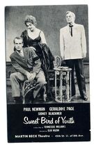 Sweet Bird of Youth Broadway Postcard Paul Newman Geraldine Page 1959 - $13.86