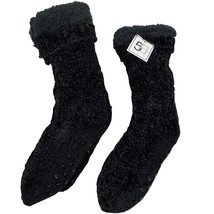 Cozy Slipper Socks 100% Polyester Sherpa Lined Warm Non-Slip Grip – One Size  - $16.82