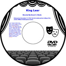 King Lear 1916 DVD Movie Avant-garde / Experimental Frederick Warde Lorraine Hul - £3.98 GBP