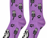Genuine Kit Cat Klock Casual Funky Women&#39;s Purple Socks - $12.95