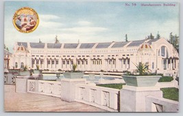 Postcard Manufacturers Building Seattle Expo 1909 - £5.69 GBP