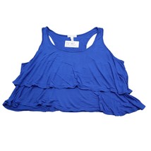 Ambiance Apparel Shirt Mens 3X Blue Sleeveless Solid Pullover Tank Top - $18.69