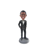 Custom Bobblehead Barack Obama In Formal Outfit - Politics & Celebrities Preside - £69.84 GBP