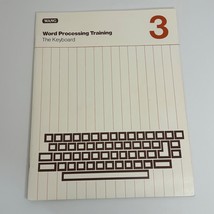 Wang Computers Word Processing Training The Keyboard 1982 Manual Book #3 - £17.64 GBP