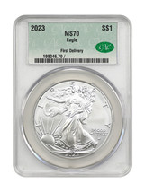 2023 $1 Silver Eagle CACG MS70 (First Delivery) - £68.00 GBP