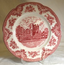 Johnson Brothers Old Britain Castles Pink Dinner Plate England 1883 Backstamp - £23.48 GBP